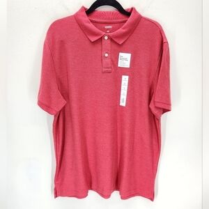 Sonoma Short Sleeve Polo Shirt Mens XL Burnt Red The Supersoft Pique Polo